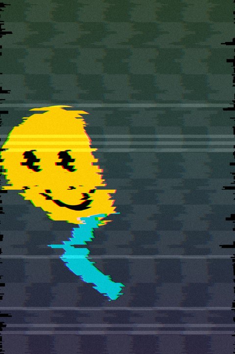 Glitch effect result
